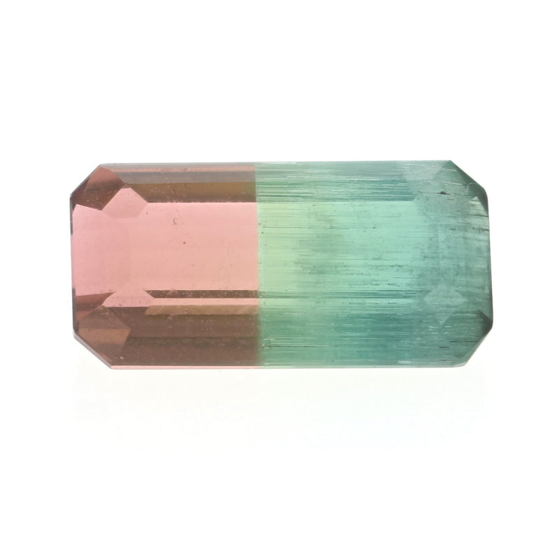 2.15ct Loose Watermelon Bicolor Tourmaline Emerald