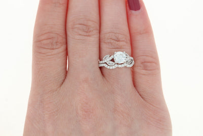 Diamond Engagement Ring & Wedding Band 1.57ctw