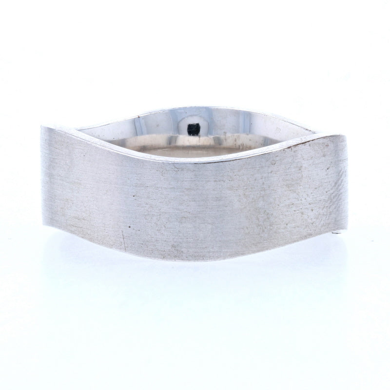 Bastian Inverun Wave Band Ring Sterling Silver
