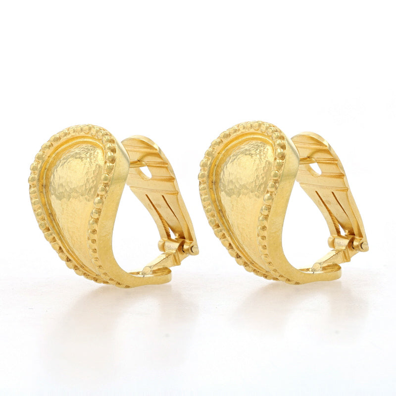 Earrings Hoops Round 18kt Yellow Gold Earrings – Garavelli®1920 Design Italy