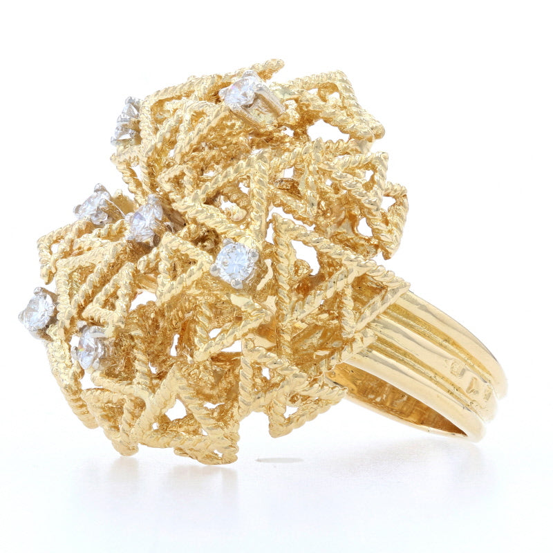 .35ctw Diamond Ring Yellow Gold