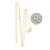 Diamond Cut Cable Chain Necklace Yellow Gold