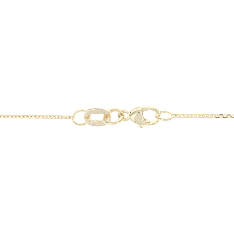 2.11ctw Opal & Diamond Pendant Necklace Yellow Gold