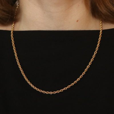 Prince of Wales Chain Necklace Yellow Gold