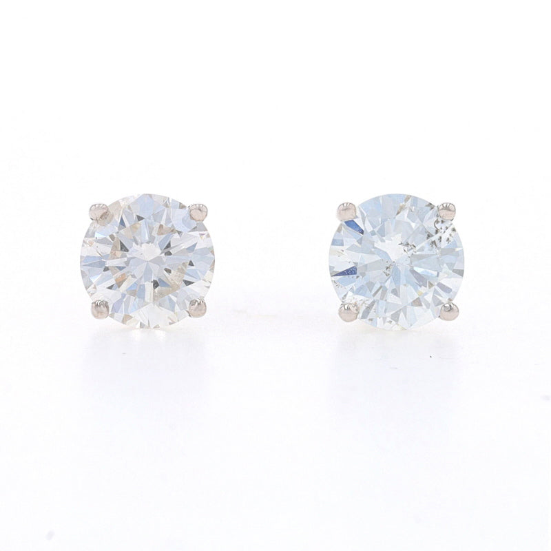 2.09ctw Diamond Earrings White Gold