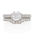Radiant Cut Diamond Engagement Ring & Wedding Band GIA 1.31ctw