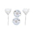 1.53ctw Diamond Earrings White Gold