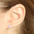 .45ctw Diamond Halo Earrings White Gold