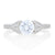 Semi-Mount Diamond Accented Engagement Ring