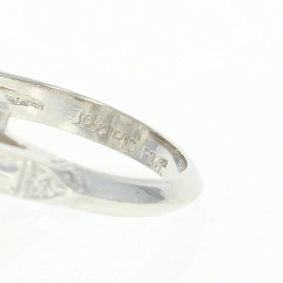 1.58ctw Diamond Art Deco Ring Platinum