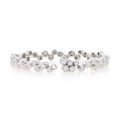 Tiffany and Co Victoria Platinum and 4.49 Carats Diamonds Bracelet at  1stDibs | tiffany victoria bracelet