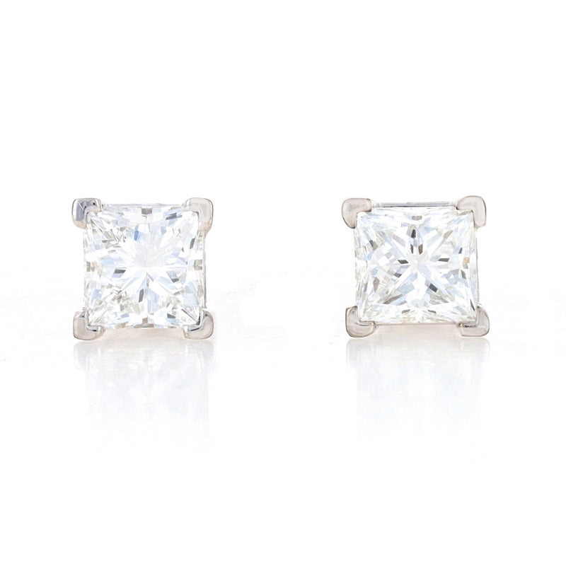 1.62ctw Diamond Earrings White Gold