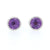 Amethyst Stud Earrings