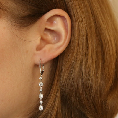 .71ctw Diamond Earrings White Gold