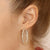 4.35ctw Diamond Inside-Out Hoops Earrings