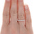 White Gold Diamond Wedding Band - 14k Round Brilliant .33ctw Stackable Ring