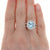 3.34ct Aquamarine & Diamond Ring White Gold