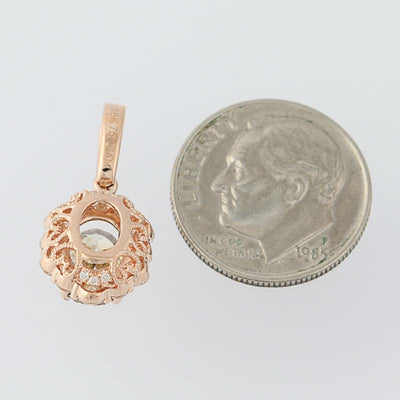 Diamond Halo Pendant 1.93ctw