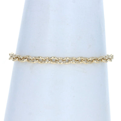 Cable Chain Bracelet Yellow Gold