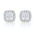 1.00ctw Diamond Earrings White Gold