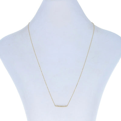 .15ctw Diamond Necklace Yellow Gold