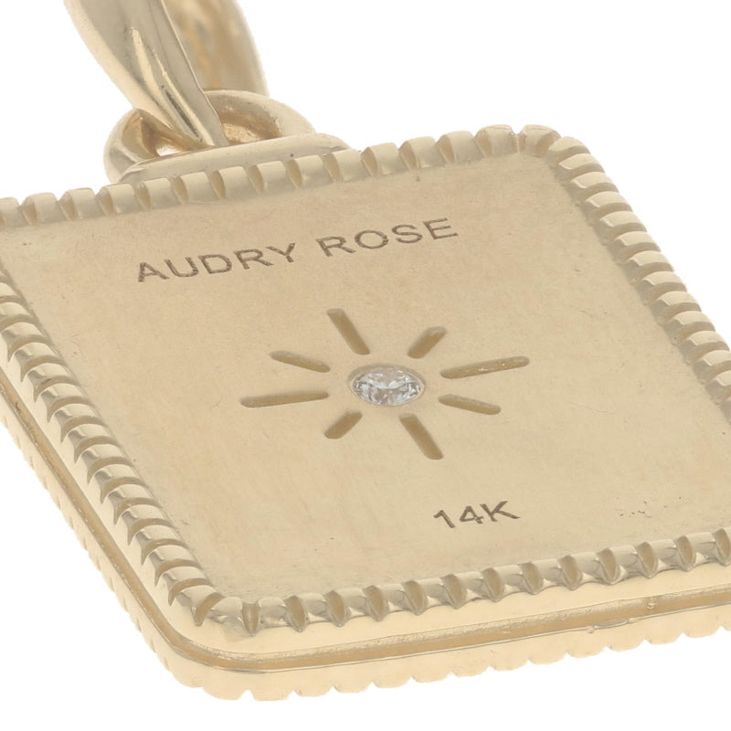 Audry Rose .14ctw Diamond Pendant Yellow Gold
