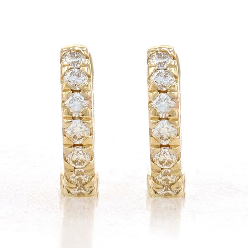 .22ctw Diamond Earrings Yellow Gold