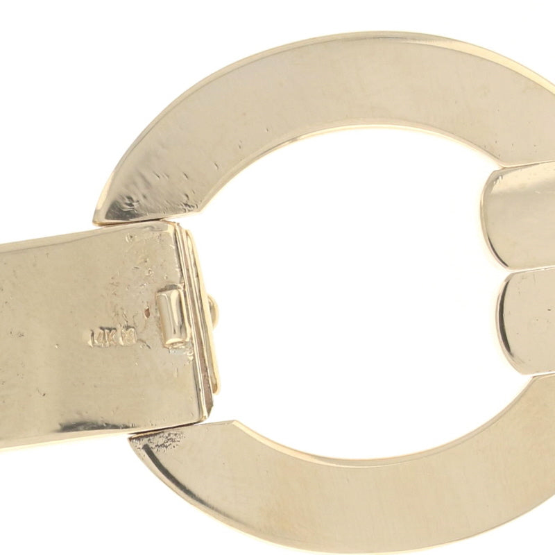 Circle Link Bracelet Yellow Gold