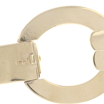 Circle Link Bracelet Yellow Gold