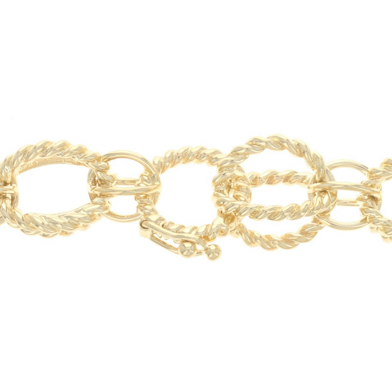 Schlumberger 18k Yellow Gold Rope-Twist Bracelet
