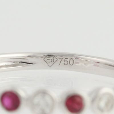 Ruby & Diamond Band Ring .32ctw