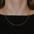 Paperclip Chain Necklace Yellow Gold Filled