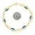 Turquoise Bracelet Yellow Gold