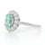 1.38ct Tourmaline & Diamond Ring White Gold