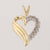 Diamond Heart Pendant - 14k Yellow Gold Love Gift Women's