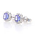 .90ctw Tanzanite & Diamond Earrings White Gold