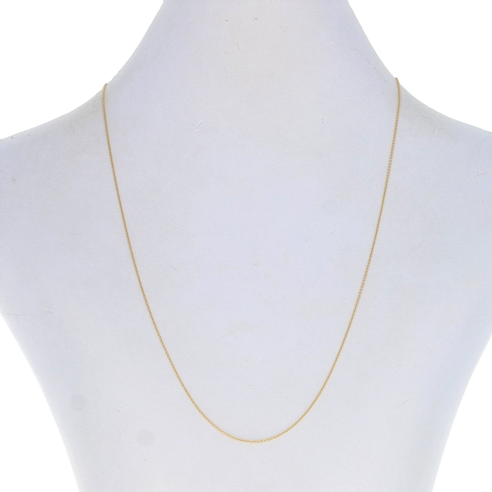 Cable Chain Necklace Yellow Gold