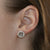 Semi-Mount Halo Earrings