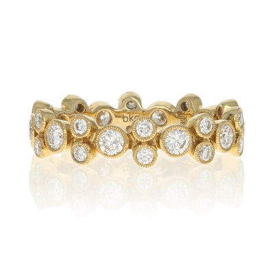 Diamond Eternity Ring Yellow Gold