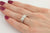 Art Deco Engagement Ring - 900 Platinum Size 5 3/4 Vintage 1.59ctw