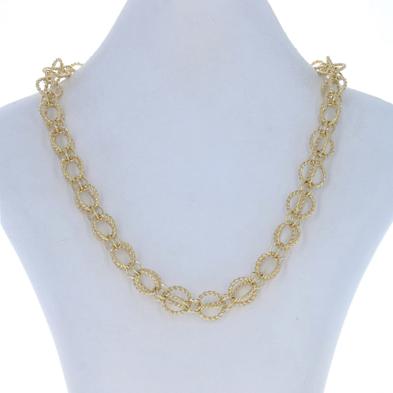 Tiffany & Co. Jean Schlumberger Circle Rope  Necklace Yellow Gold