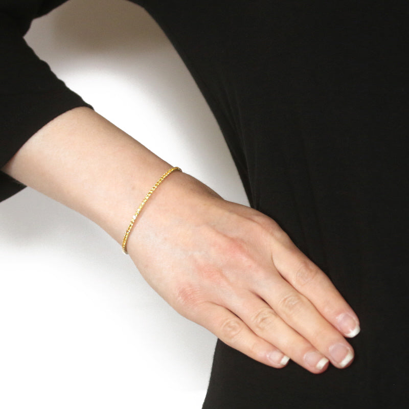 Spark 1.50ctw Sapphire Bracelet Yellow Gold