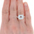 2.58ct Aquamarine & Diamond Ring White Gold