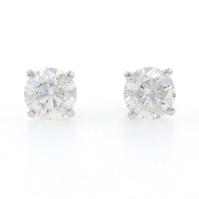 1.82ctw Diamond Earrings White Gold