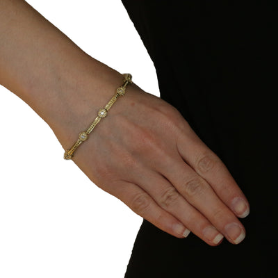 .45ctw Diamond Bracelet Yellow Gold