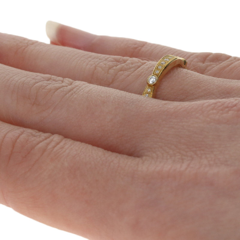 Diamond Eternity Ring Yellow Gold