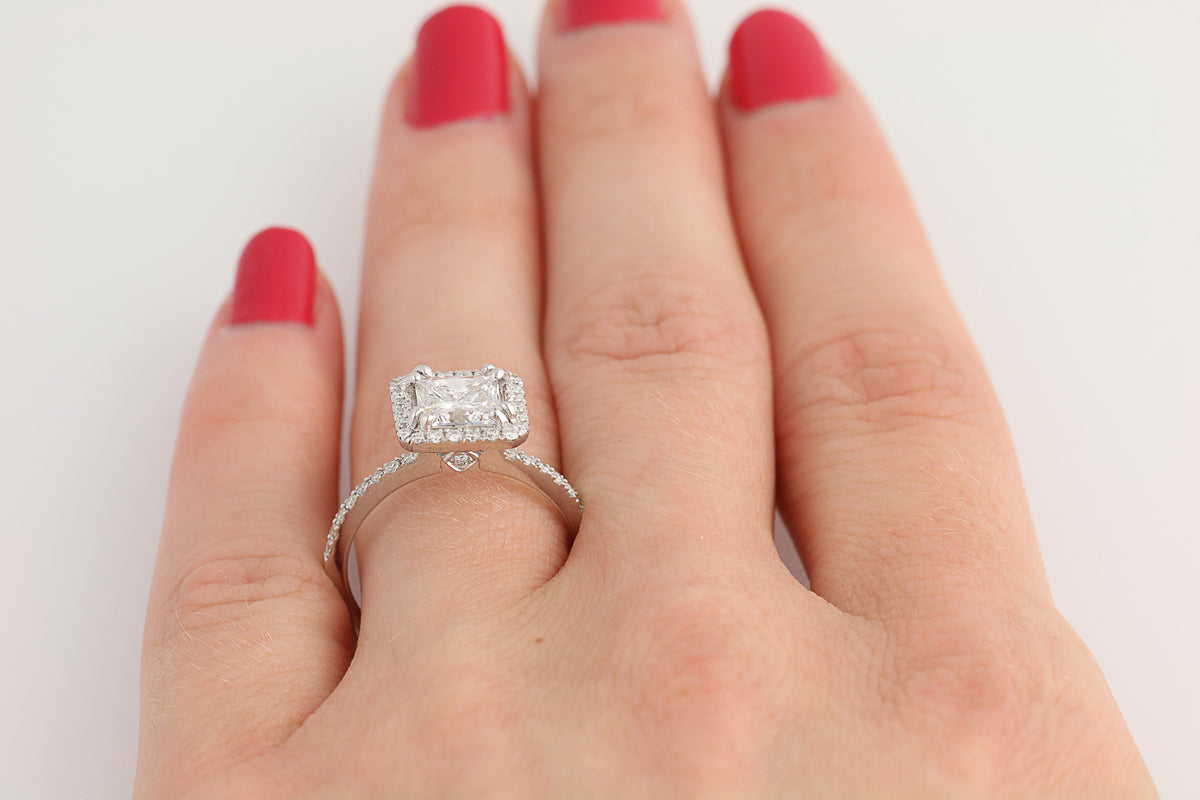 Princess Diamond Engagement Ring 1.85ctw