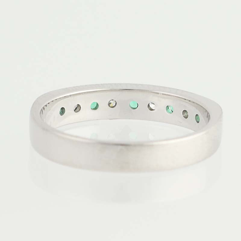 Emerald & Diamond Ring .50ctw