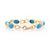 Turquoise Bracelet Yellow Gold