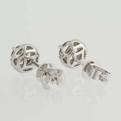 Diamond Stud Earrings  .94ctw